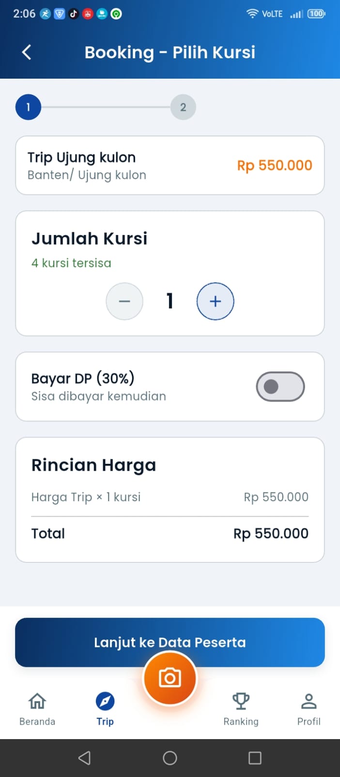 Booking